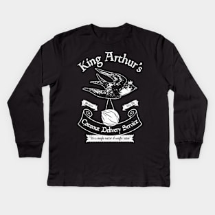 King Arthur's Coconut Delivery Service Kids Long Sleeve T-Shirt